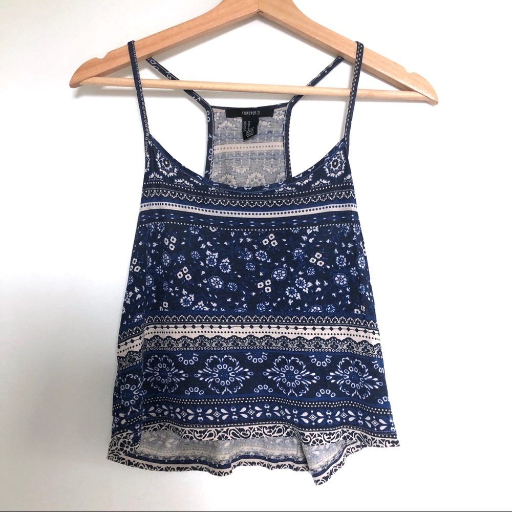 F21 | Floral Mixed Print Tank